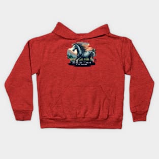 Arabian Horse - WILD NATURE - HORSE -4 Kids Hoodie